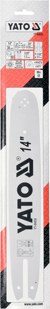 YATO PROWADNICA ŁAŃCUCHA 35cm (14") 3/8G