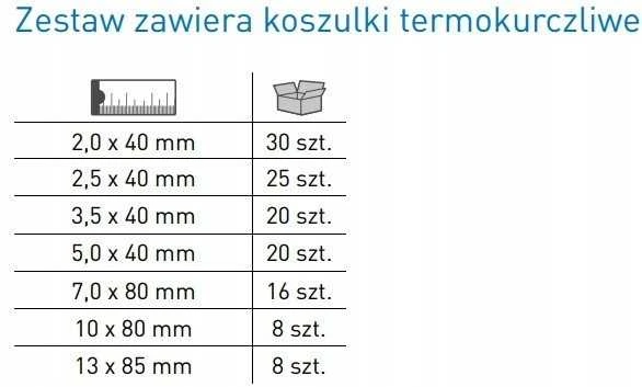 GTV 127 vnt. susitraukiančių žarnų asortimentas