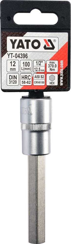 YATO KLUCZ TRZPIENIOWY IMBUSOWY/HEX 1/2" 12x100mm