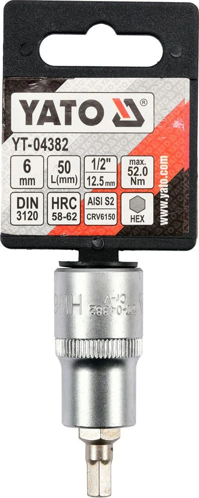 YATO KLUCZ TRZPIENIOWY IMBUSOWY/HEX 1/2" 6x55mm