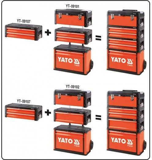 Yato įrankių dėžė YT-09107