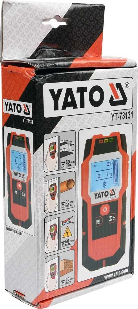 Metalo, medžio profilių ir laidų detektorius Yato YT-73131