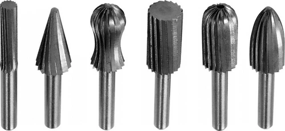 YATO metalo pjaustytuvai su kotu, FI 6 mm, 6 vnt. rinkinys.