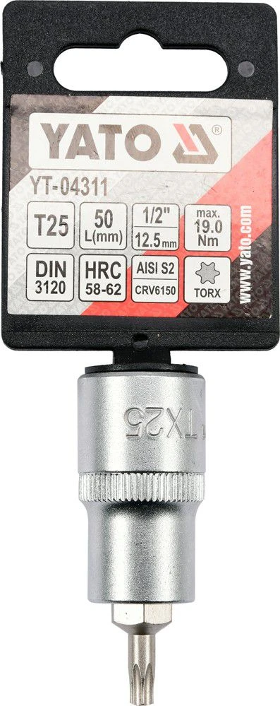 YATO KLUCZ TRZPIENIOWY TORX 1/2" T25x 55mm