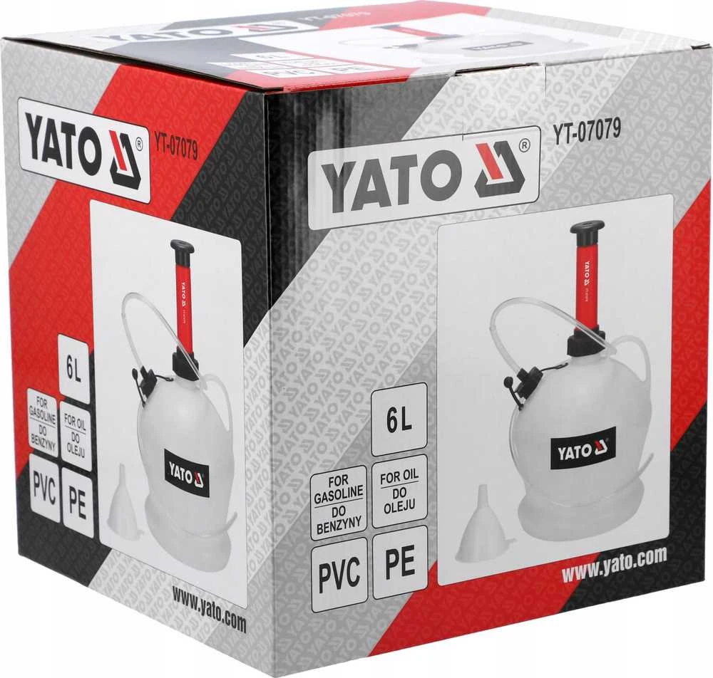 Yato Toya Sa Poland Rankinis alyvos ir kuro siurblys | 6 l (YT-07079)