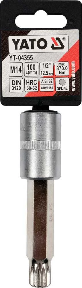 YATO SPLINE koto veržliaraktis 1/2" M14x100mm