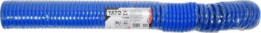 YATO CABLE / PNEUMATINĖ SPIRALĖ ŽARNA 6,5mm x 10mm x 15m POLIURETANAS