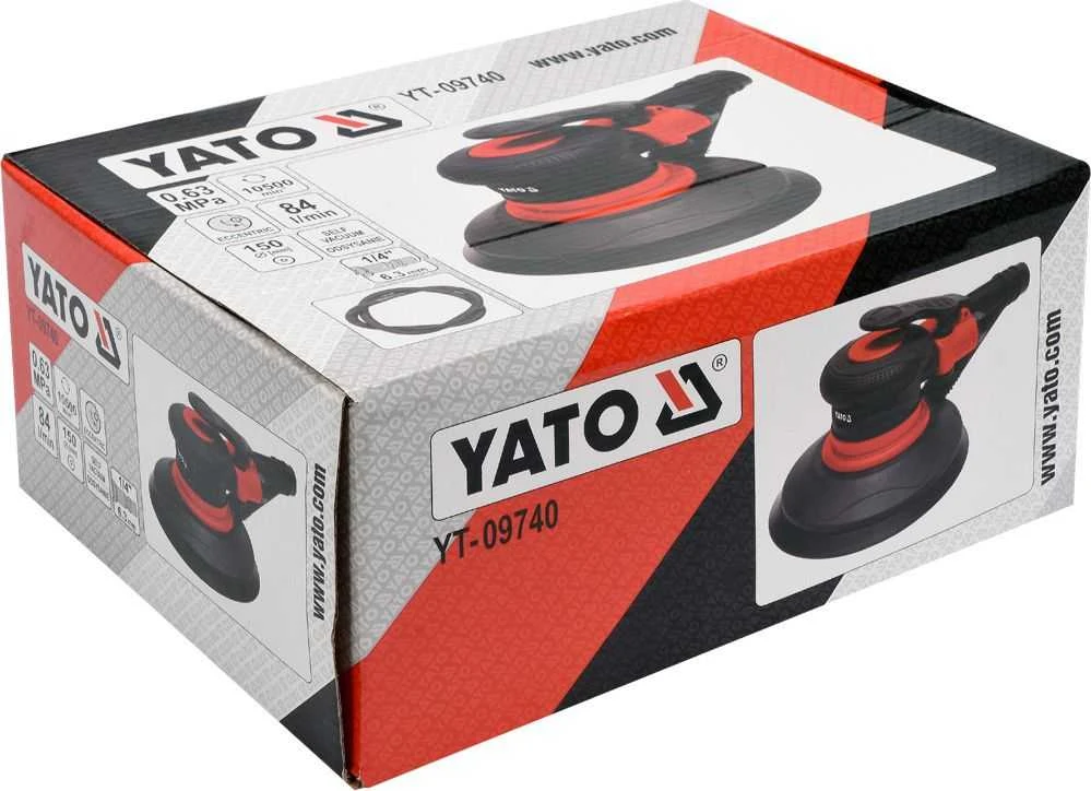Yato pneumatinis šlifuoklis su nusiurbimu 150mm (YT-09740)