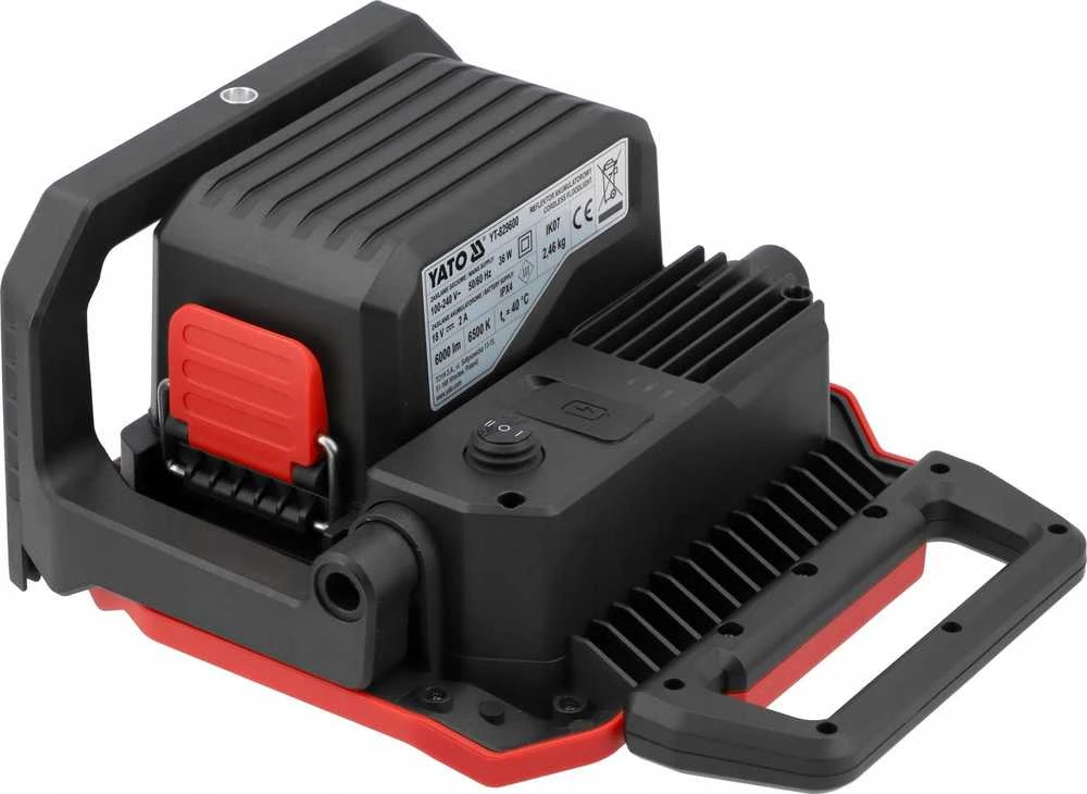 Toya Sa Poland Akumuliatorinis šviesos diodų prožektorius | 18V, 6000 LM, 65W | be akumuliatoriaus (YT-829600)