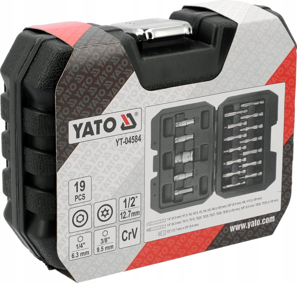 Varžtų trauktuvai Yato YT-04584; 19 vnt.