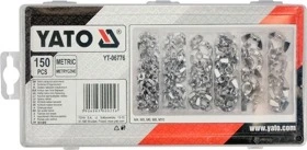 YATO drugelio formos veržlių rinkinys, metrinis, 150 vnt., mišinys