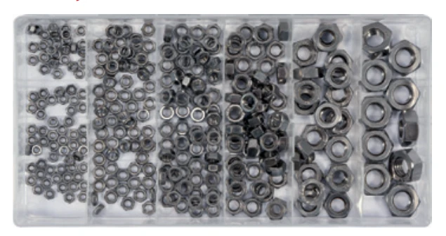 YATO Rinkinys METRINĖ RIEŠTĖ 300 vnt. MIX M3, M4, M5, M6, M8, M10