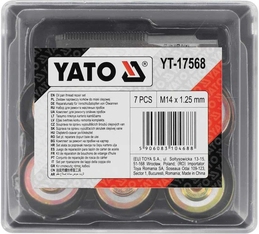 Yato Toya Sa Poland Alyvos išleidimo srauto remonto komplektas | M14X1.25 mm (YT-17568)