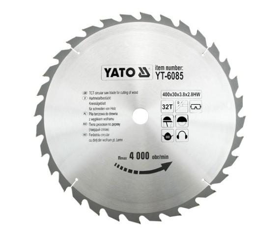 YATO WIDI diskinis pjūklas 400x30 mm 32 dantukų 6085
