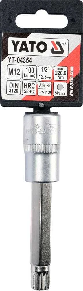 YATO KLUCZ TRZPIENIOWY SPLINE 1/2" M12x100mm