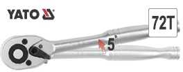 Yato Standartinis rattle 1 / 4 "125mm (YT -0310)