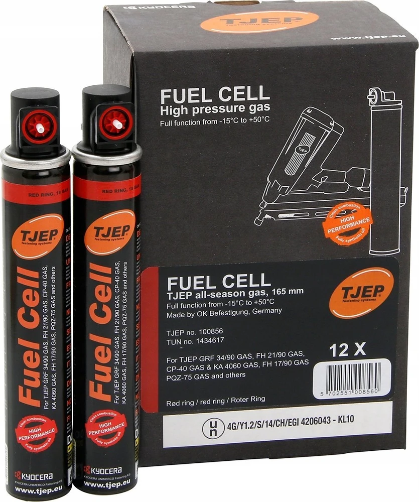 TJEP DUJOS VINIAKALĖMS Raudonas FUEL CELL