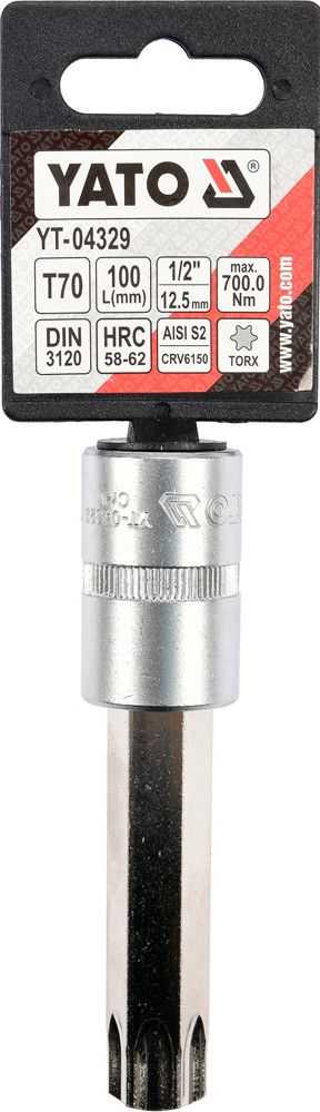 YATO KLUCZ TRZPIENIOWY TORX 1/2" T70x100mm
