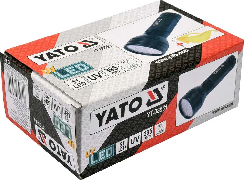 YATO UV PROŽEKTORIUS 51 LED + AKINIAI