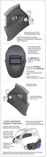 YATO Automatinis suvirinimo skydelis