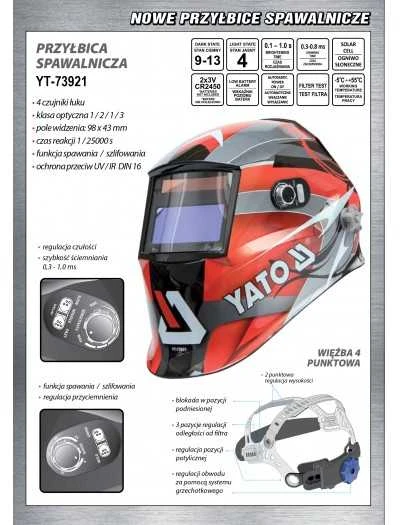 YATO Automatinis suvirinimo skydelis