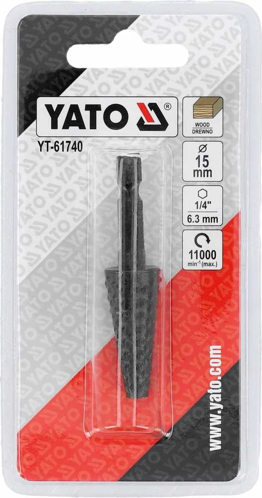YATO MEDINĖ ATVIRA 15 mm ŠEŠIAKAMPIS