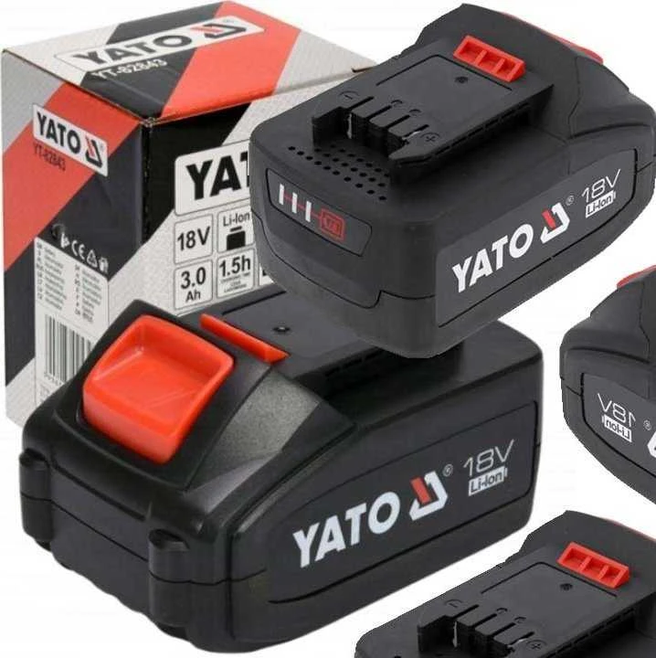 Yato 18V 3.0 Ah akumuliatorių komplektas