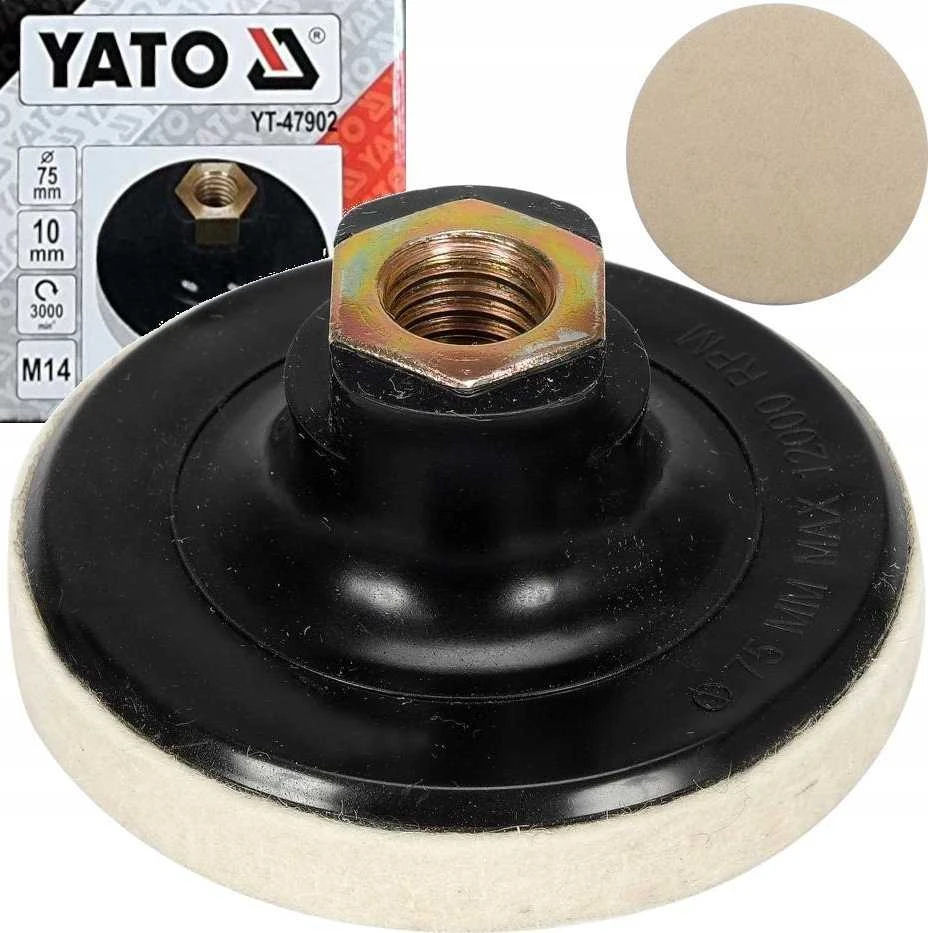 YATO poliravimo VELTINIS DISKAS 75x10mm M14