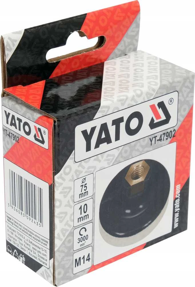 YATO poliravimo VELTINIS DISKAS 75x10mm M14