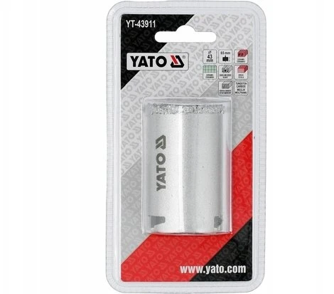 Yato Toya Sa Poland Karbidinė kiaurymėgręžė | Ø 43 mm | pjovimo gylis 65 mm (YT-43911)