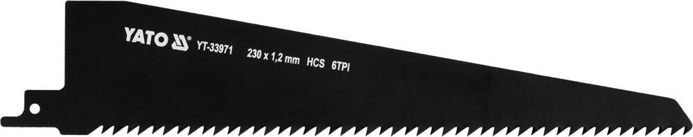 YATO HCS peilis 230 mm 6 dantukų tiesus pjovimas