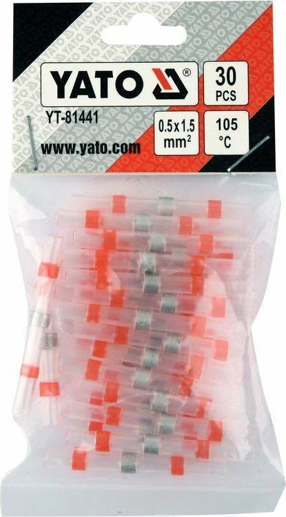 YATO TERMOSIŪLĖS 0,5-1,5mm2 SU ALAVU /30vnt.