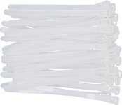 Yato PLASTIKINĖS JUOSTOS, 7,6X150MM, 50 Vnt. Baltas