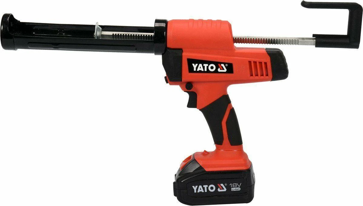 YATO pistoletas SILIKONIUI IR KLIJAI 18V + AKU.