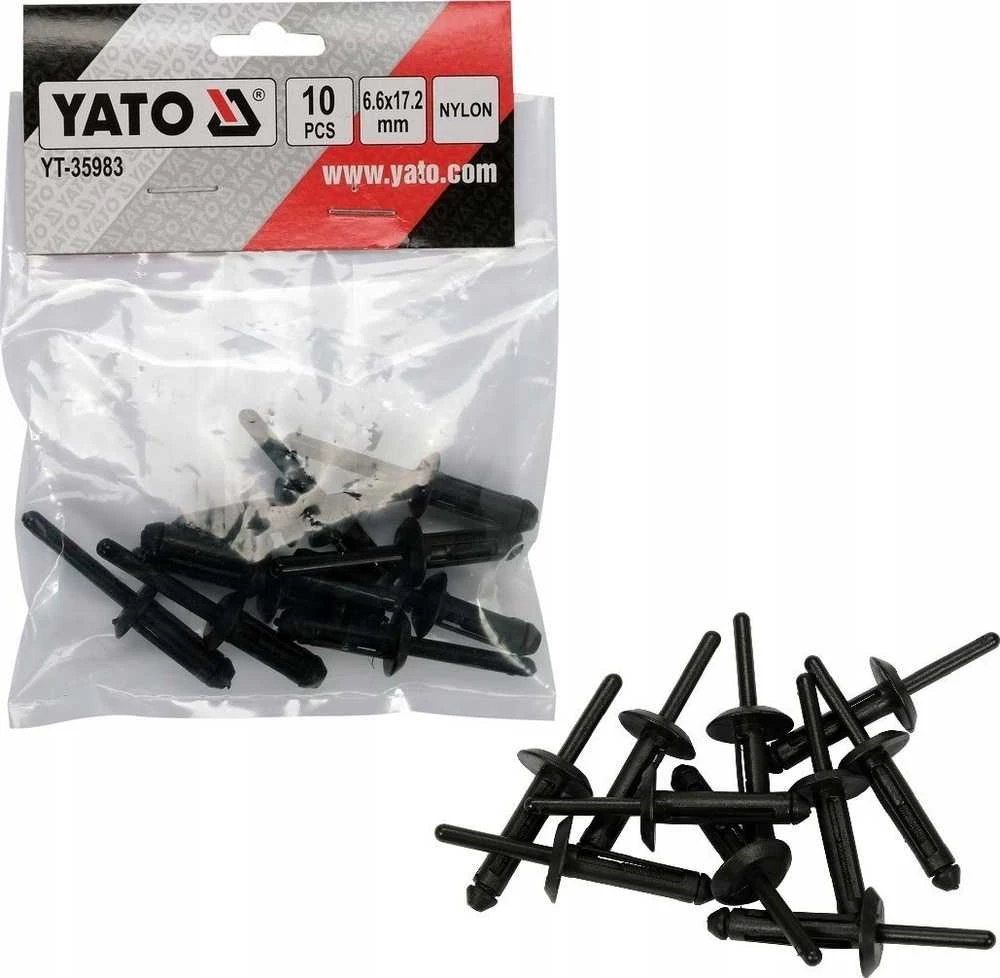 YATO NITY PLASTIKOWE 6.6x17.2mm /10vnt.