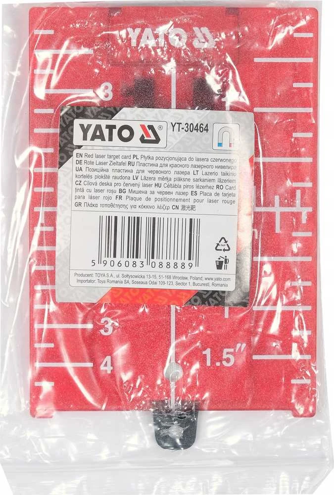 Yato RAUDONO LAZERIO TAIKYMO SKAITMENYS