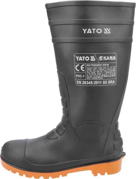 YATO SAFE WELLING BALTAI METALINIU PORŠTU IR PLIENINIU ATLIEKANČIU Įdėklu. 41