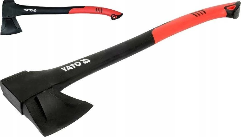 Yato Skaldymo kirvis 1600g, su nailonine rankena, plieno pleištas, malkų skaldymo kirvis, didelio našumo kirvis