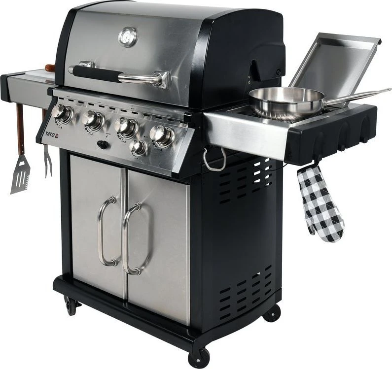 Yato YG-20013 Dujinės sodo kepsninės 17,5 kW 46 cm x 65 cm