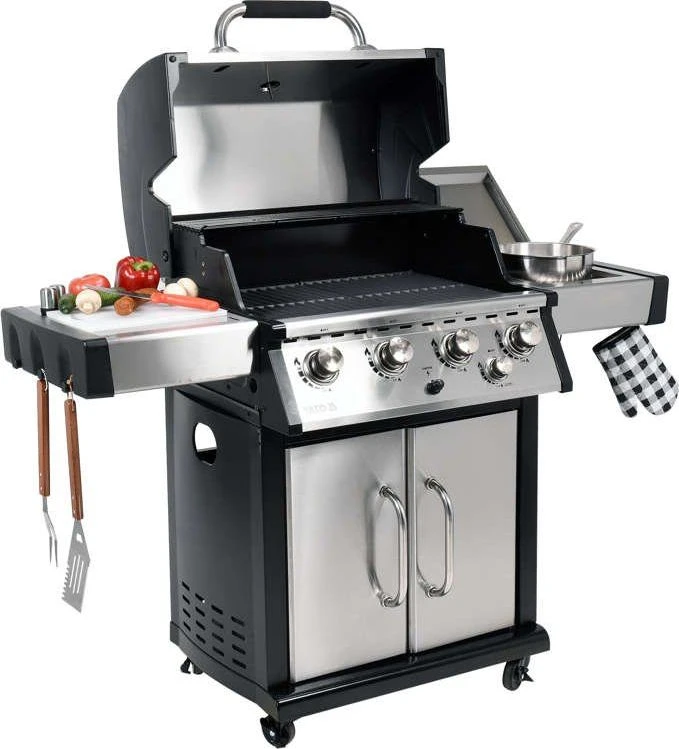 Yato YG-20013 Grilis sodo dujos 17,5 kW 46 cm x 65 cm
