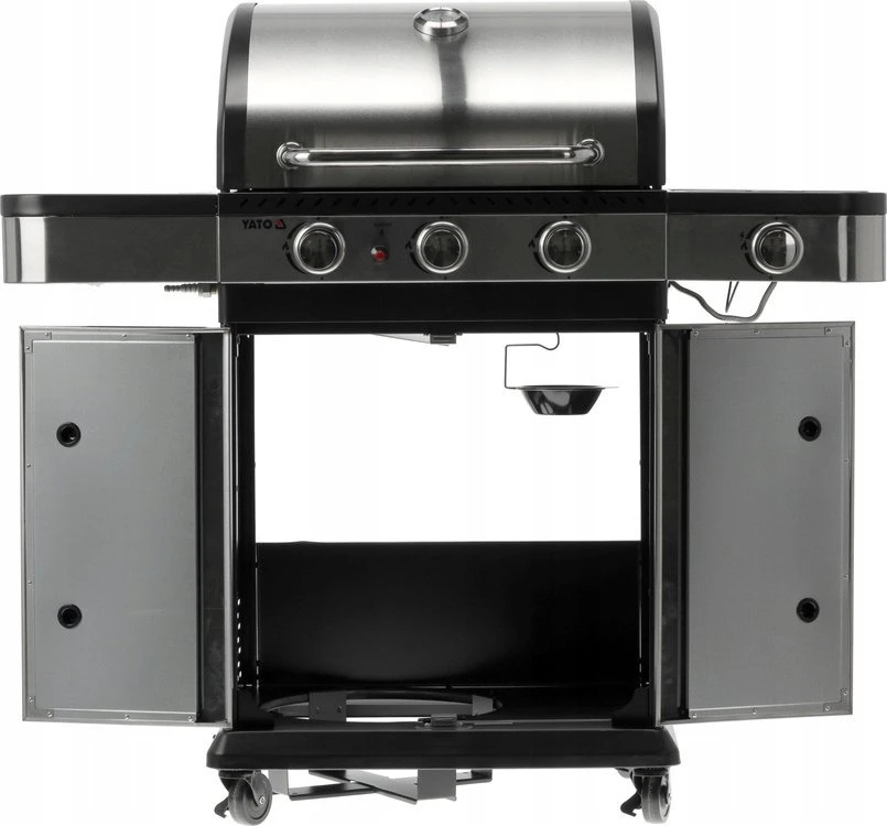 YATO DUJINĖS GRILLĖS 3+1, NERŪDijantis PLIENAS 11,2KW