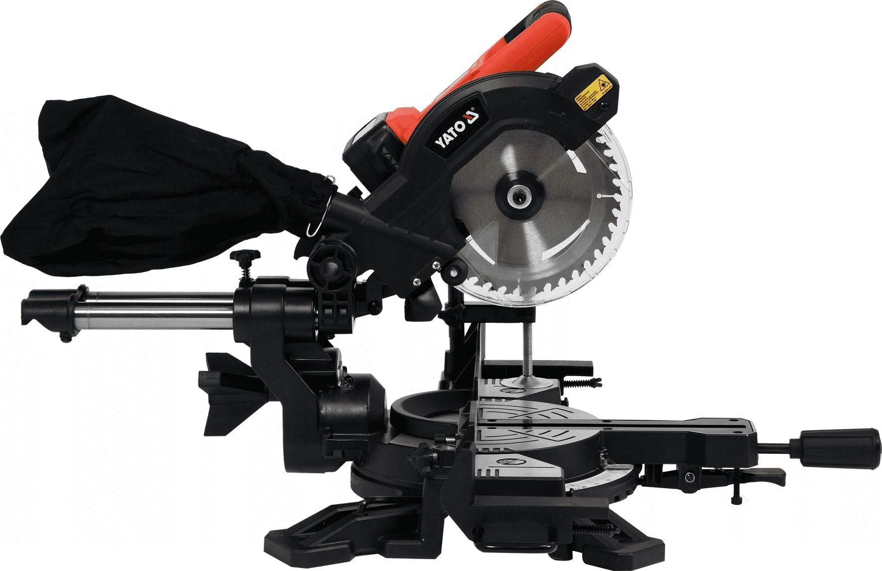 YATO MITER Pjūklas 18V 185mm SU PAŠAVIMU 1 x 4,0Ah + Įkroviklis
