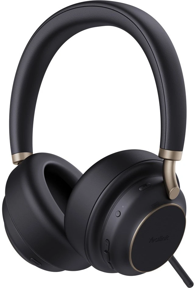 Yealink Bluetooth Ausinės BH76 Plus Teams Juodas USB-C/A