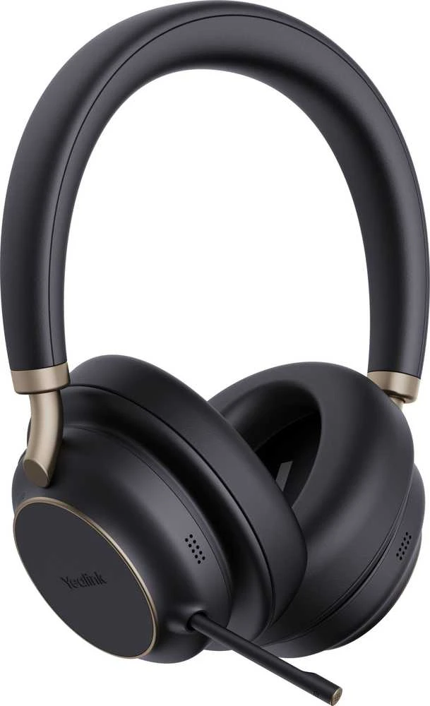 Yealink Bluetooth Ausinės BH76 Plus su Charging Stovas Teams Juodas USB-C/A