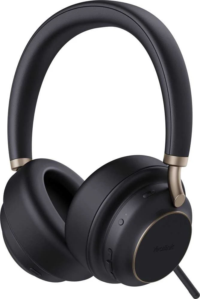 Yealink Bluetooth Ausinės BH76 Plus su Charging Stovas UC Juodas USB-C/A