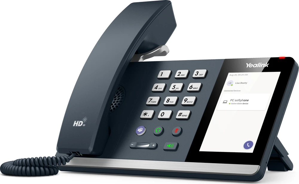 Yealink MP45 IP telefonas Juoda, Pilka