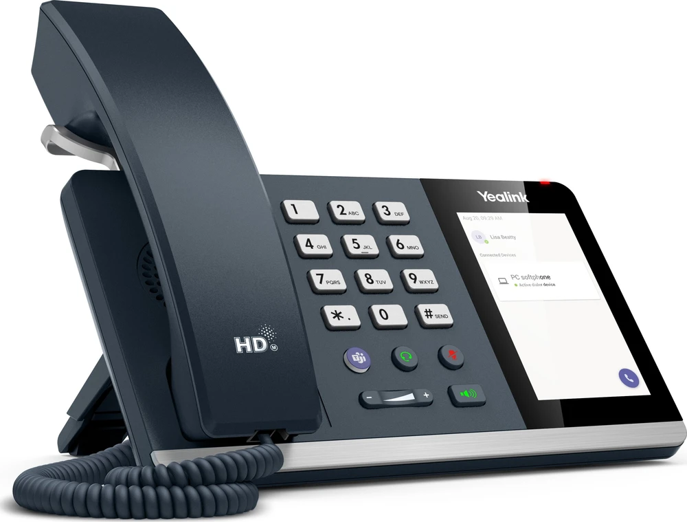 Yealink MP45 IP telefonas Juoda, Pilka