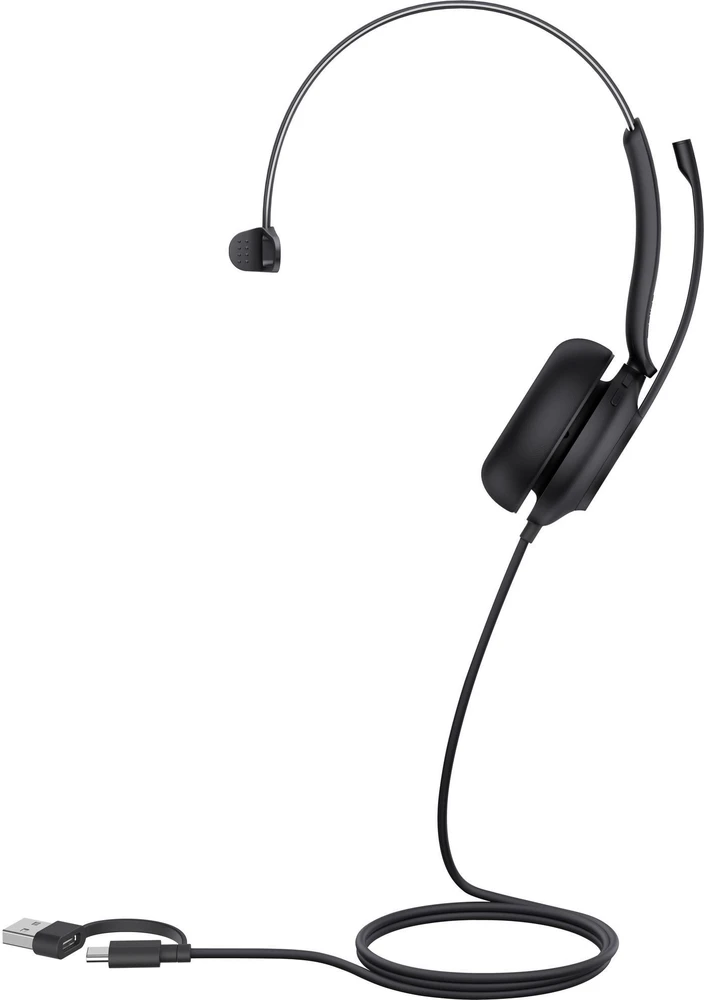 Ausinės Yealink UH35 Mono Teams USB-C/A su laidu