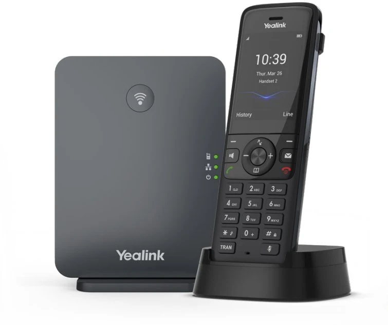Telefonas Yealink W78P IP phone Juodas TFT