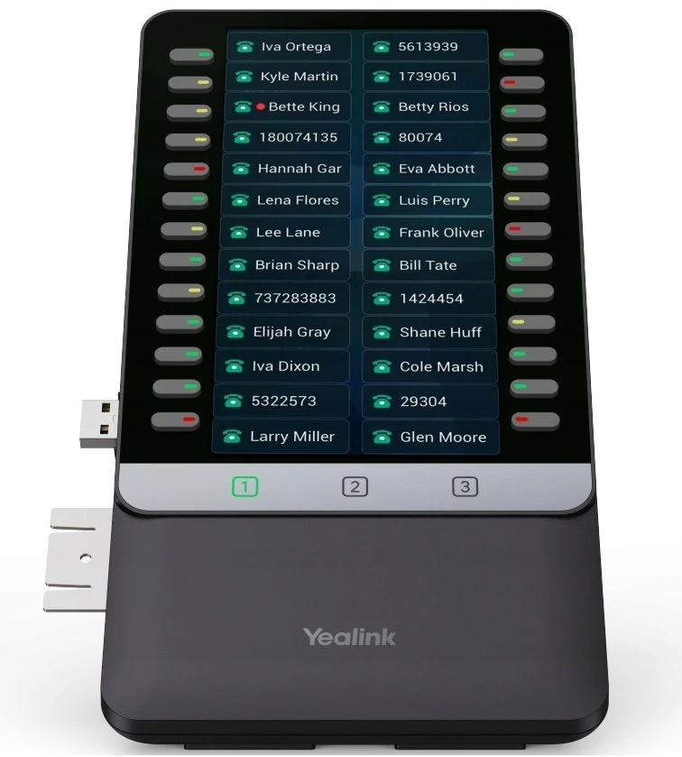 „Yealink EXP55“ išplėtimo modulis, skirtas T7 ir T8 telefonams